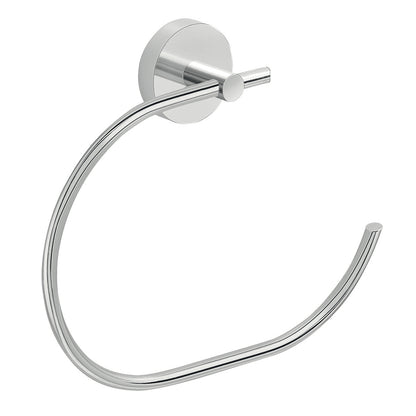 Portasalviette ad anello a muro in Acciaio Inox Eros di Gedy - Cromato by CeramicStore | Lo specialista del tuo bagno