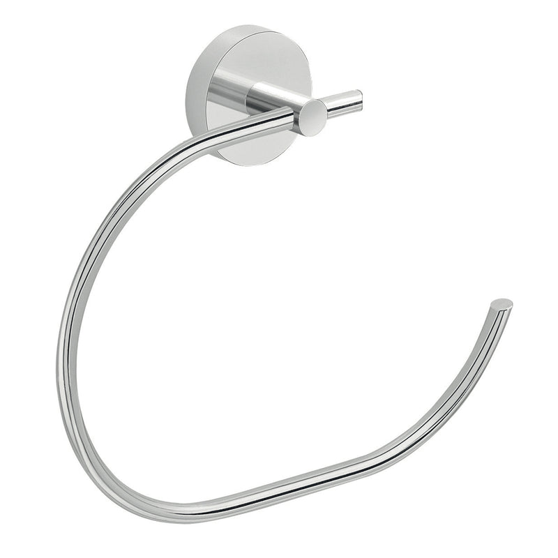 Portasalviette ad anello a muro in Acciaio Inox Eros di Gedy - Cromato by CeramicStore | Lo specialista del tuo bagno