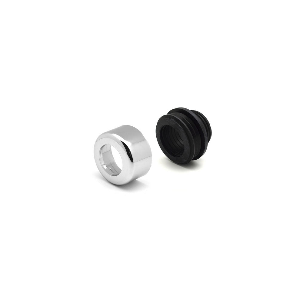Morsetto combinato Pucci con coprimorsetto cromato diametro 48-58 mm by CeramicStore | Lo specialista del tuo bagno