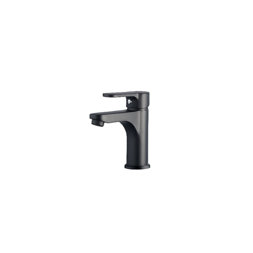 Miscelatore monocomando lavabo nero opaco serie Choco senza piletta by CeramicStore | Lo specialista del tuo bagno