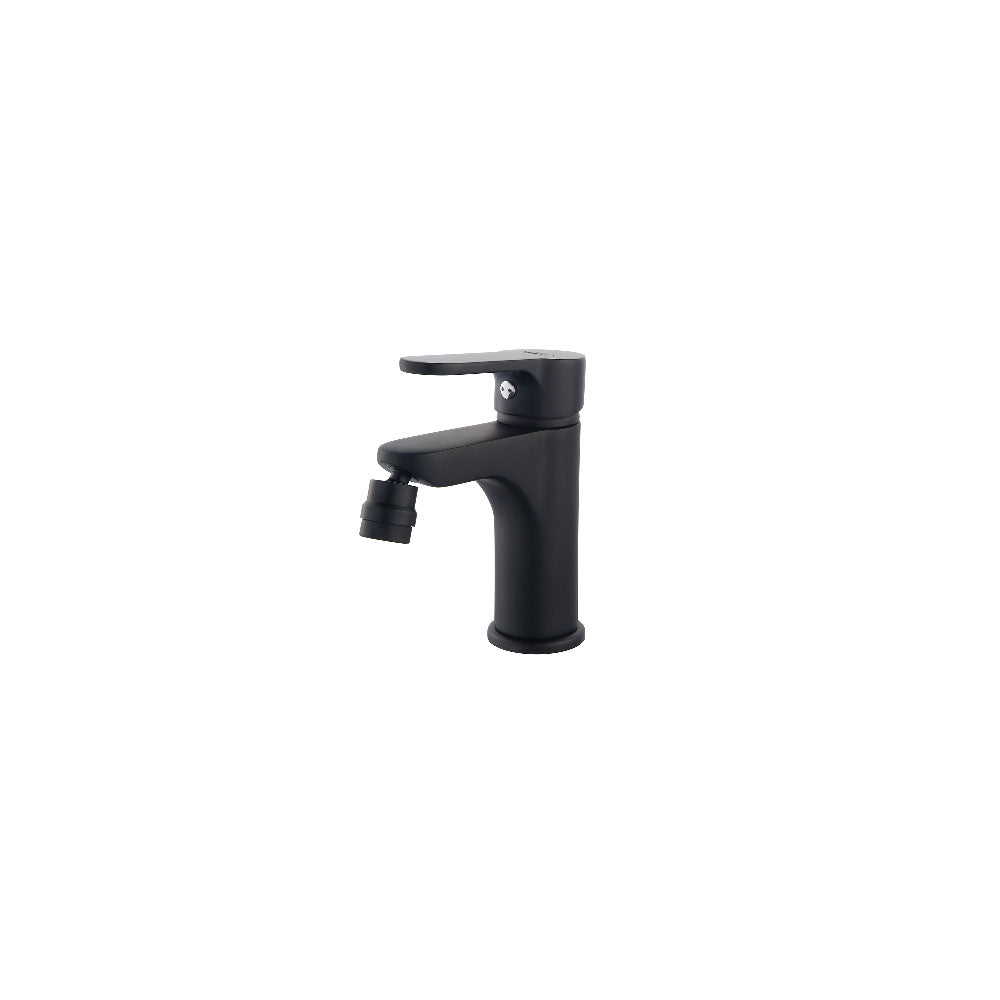 Miscelatore monocomando bidet nero opaco serie Choco senza piletta by CeramicStore | Lo specialista del tuo bagno