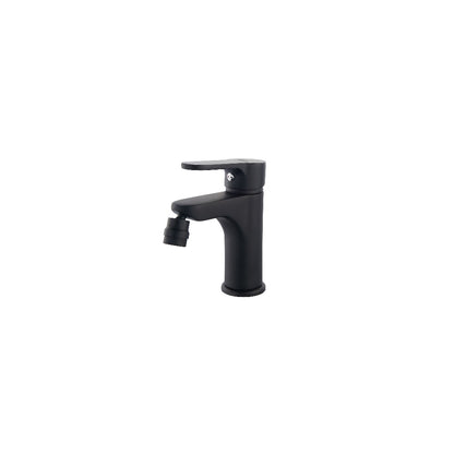 Miscelatore monocomando bidet nero opaco serie Choco senza piletta by CeramicStore | Lo specialista del tuo bagno