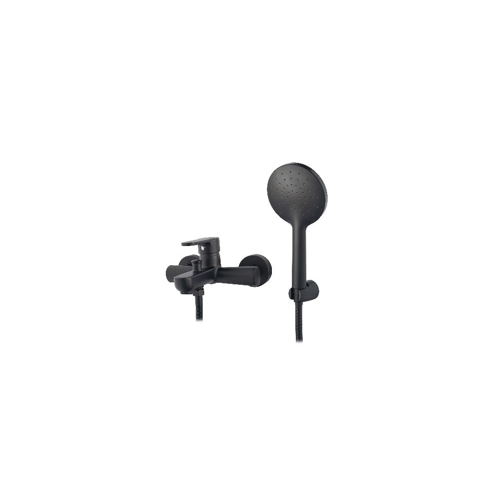 Miscelatore monocomando vasca nero opaco serie Choco con deviatore automatico by CeramicStore | Lo specialista del tuo bagno