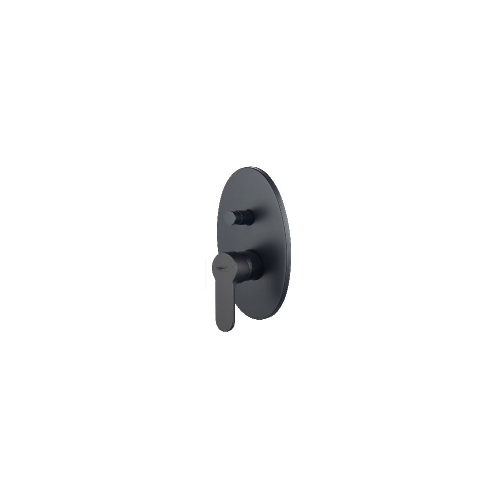 Miscelatore monocomando incasso doccia nero opaco con deviatore serie Choco by CeramicStore | Lo specialista del tuo bagno
