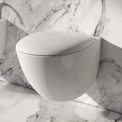 WC sospeso mascalzone con profondità ridotta - Domus Falerii Mascalzone con sedile Soft Close
