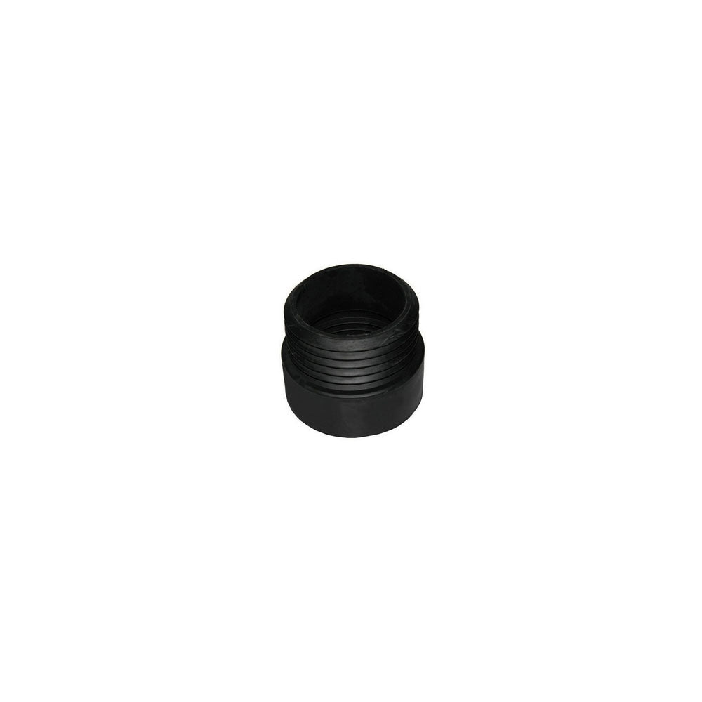 Straight black rubber toilet extension external diameter 110 mm ...