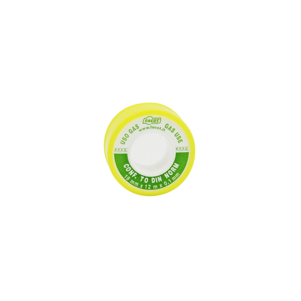Nastro PTFE Din uso gas H.12 mm x 12 m