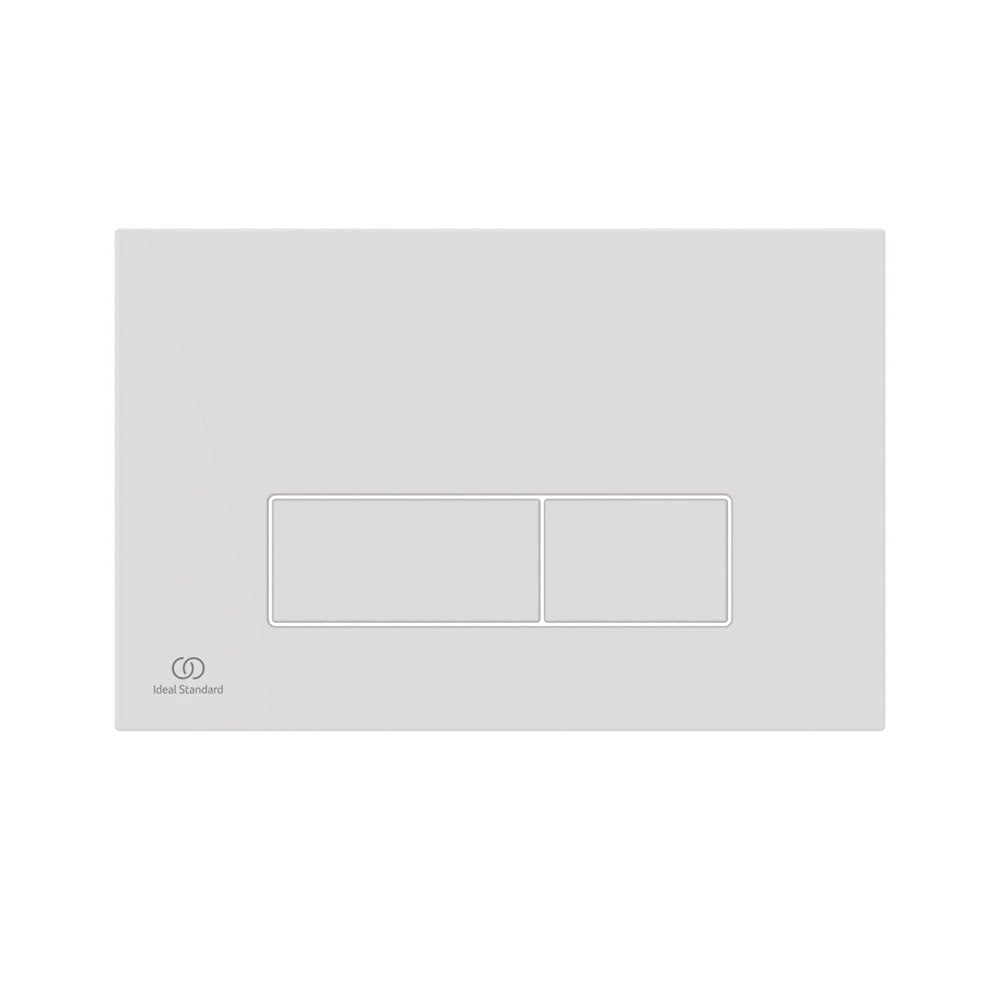 Placca di comando bianca per azionamento risciacquo Ideal Standard Oleas M2 Smartflush