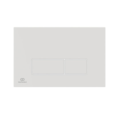 Placca di comando bianca per azionamento risciacquo Ideal Standard Oleas M2 Smartflush