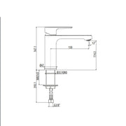 Miscelatore lavabo Gattoni H20MIX3000 ottone cromo con bocca 150 mm by CeramicStore | Lo specialista del tuo bagno
