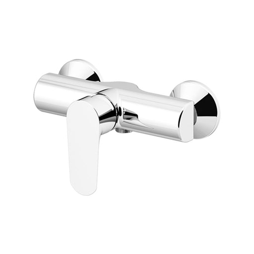 Miscelatore esterno doccia in ottone con finitura cromo a uscita bassa Gattoni H20MIX3000 by CeramicStore | Lo specialista del tuo bagno