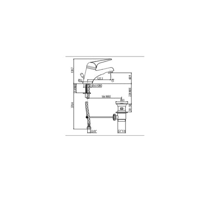 Miscelatore lavabo Gattoni H20MIX6000 con scarico automatico e flex inox di alimentazione by CeramicStore | Lo specialista del tuo bagno
