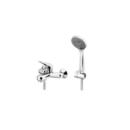 Miscelatore esterno vasca Gattoni H20MIX6000 ottone cromo con doccia duplex by CeramicStore | Lo specialista del tuo bagno