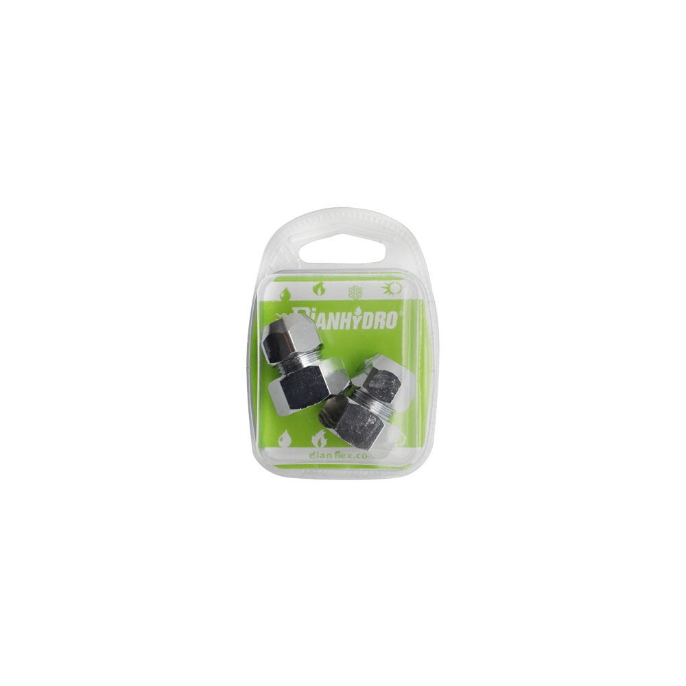 Blister n° 2 raccordi MF con dadi conici cromati 3/8x3/8 diam. 10 by CeramicStore | Lo specialista del tuo bagno