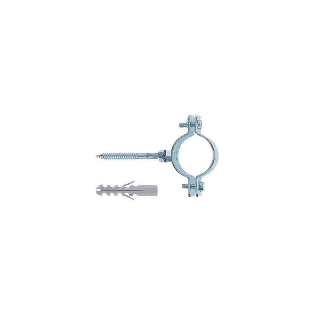 Collare in acciaio con vite e tasselli per tubo CPT da 3/8'' Fischer by CeramicStore | Lo specialista del tuo bagno