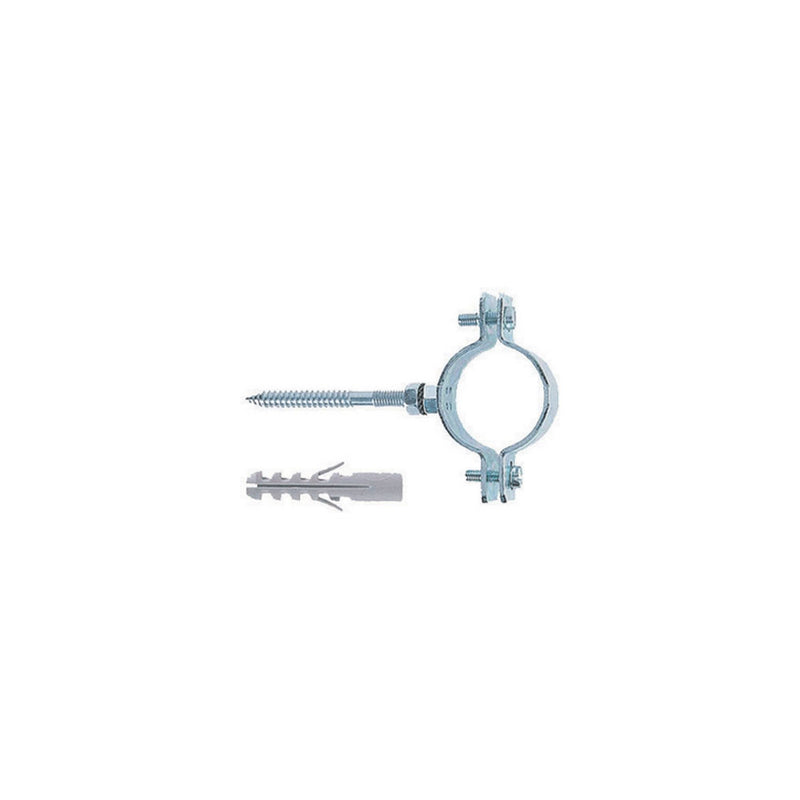 Collare in acciaio con vite e tasselli per tubo CPT da 1/2'' Fischer by CeramicStore | Lo specialista del tuo bagno