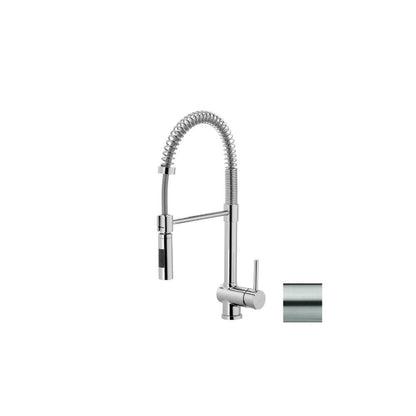 Miscelatore cucina con doccetta serie Stick modello SK179ST steel looking Paffoni by CeramicStore | Lo specialista del tuo bagno