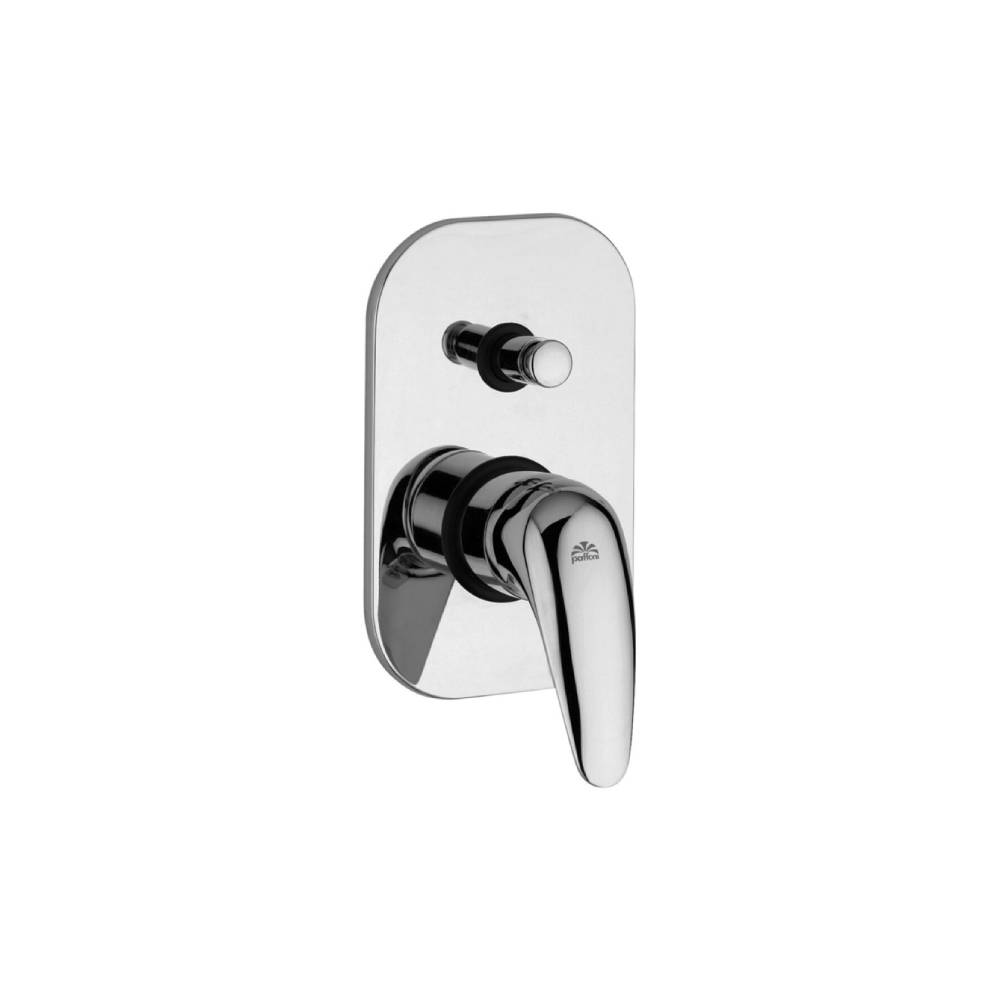 Miscelatore incasso doccia con deviatore a pulsante serie Duemila Paffoni - Cromato by CeramicStore | Lo specialista del tuo bagno