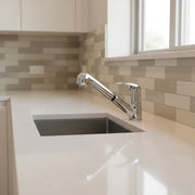 Miscelatore lavello monoforo con canna orientabile serie Duemila Paffoni - Cromato by CeramicStore | Lo specialista del tuo bagno