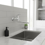 Miscelatore cucina a parete serie Nettuno Due modello ND161CR cromo Paffoni by CeramicStore | Lo specialista del tuo bagno