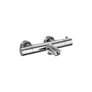 Miscelatore termostatico vasca con deviatore serie Light modello LIQ022CR cromo Paffoni by CeramicStore | Lo specialista del tuo bagno