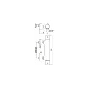 Miscelatore termostatico doccia con duplex serie Light modello LIQ168DCR cromo Paffoni by CeramicStore | Lo specialista del tuo bagno