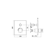 Miscelatore incasso doccia serie Compact Box modello CPM513CR cromo Paffoni by CeramicStore | Lo specialista del tuo bagno
