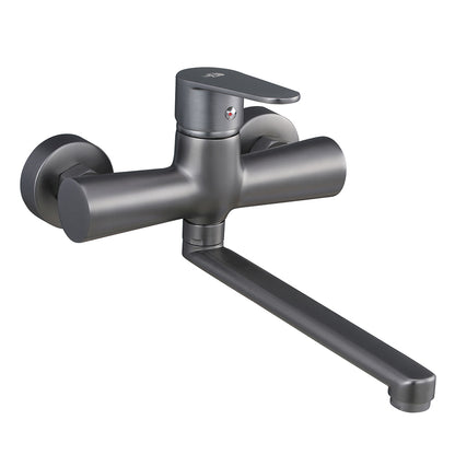 Miscelatore cucina a parete serie Elizabeth nichel nero spazzolato by CeramicStore | Lo specialista del tuo bagno