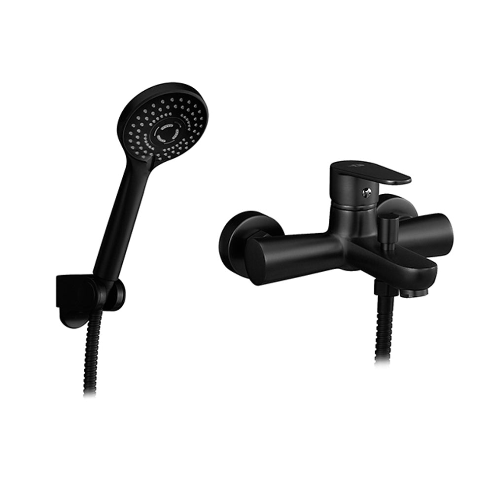 Miscelatore vasca con doccino serie Elizabeth nero opaco by CeramicStore | Lo specialista del tuo bagno