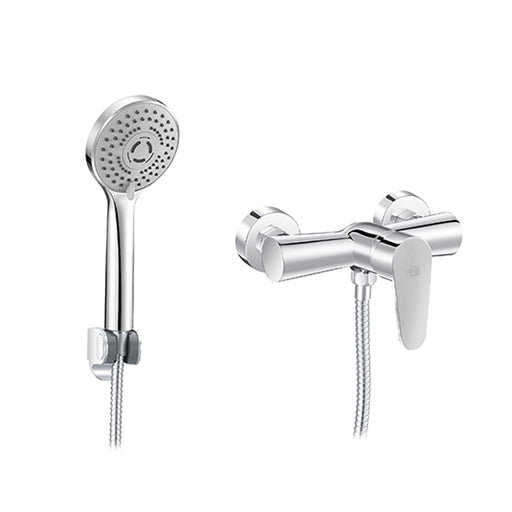 Miscelatore doccia esterno con doccino serie Elizabeth Lizzy cromato by CeramicStore | Lo specialista del tuo bagno