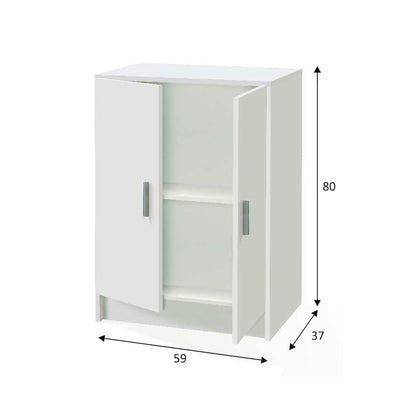 Mobile basso a 2 ante linea Multiuso Slim - Bianco by CeramicStore | Lo specialista del tuo bagno