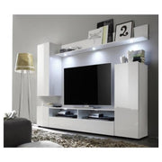 Kit parete living modello Bridge - Bianco/Bianco lucido by CeramicStore | Lo specialista del tuo bagno