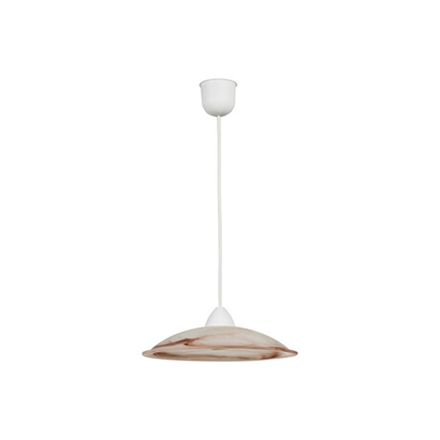 Lampada sospesa modello Duna 30 - Alabastro tabacco/satinato esterno by CeramicStore | Lo specialista del tuo bagno