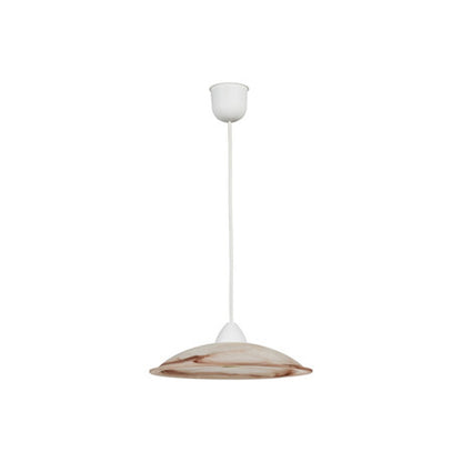 Lampada sospesa modello Duna 30 - Alabastro tabacco/satinato esterno by CeramicStore | Lo specialista del tuo bagno