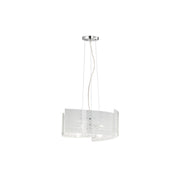 Lampada a sospensione modello Signa con decoro firma - Bianco by CeramicStore | Lo specialista del tuo bagno
