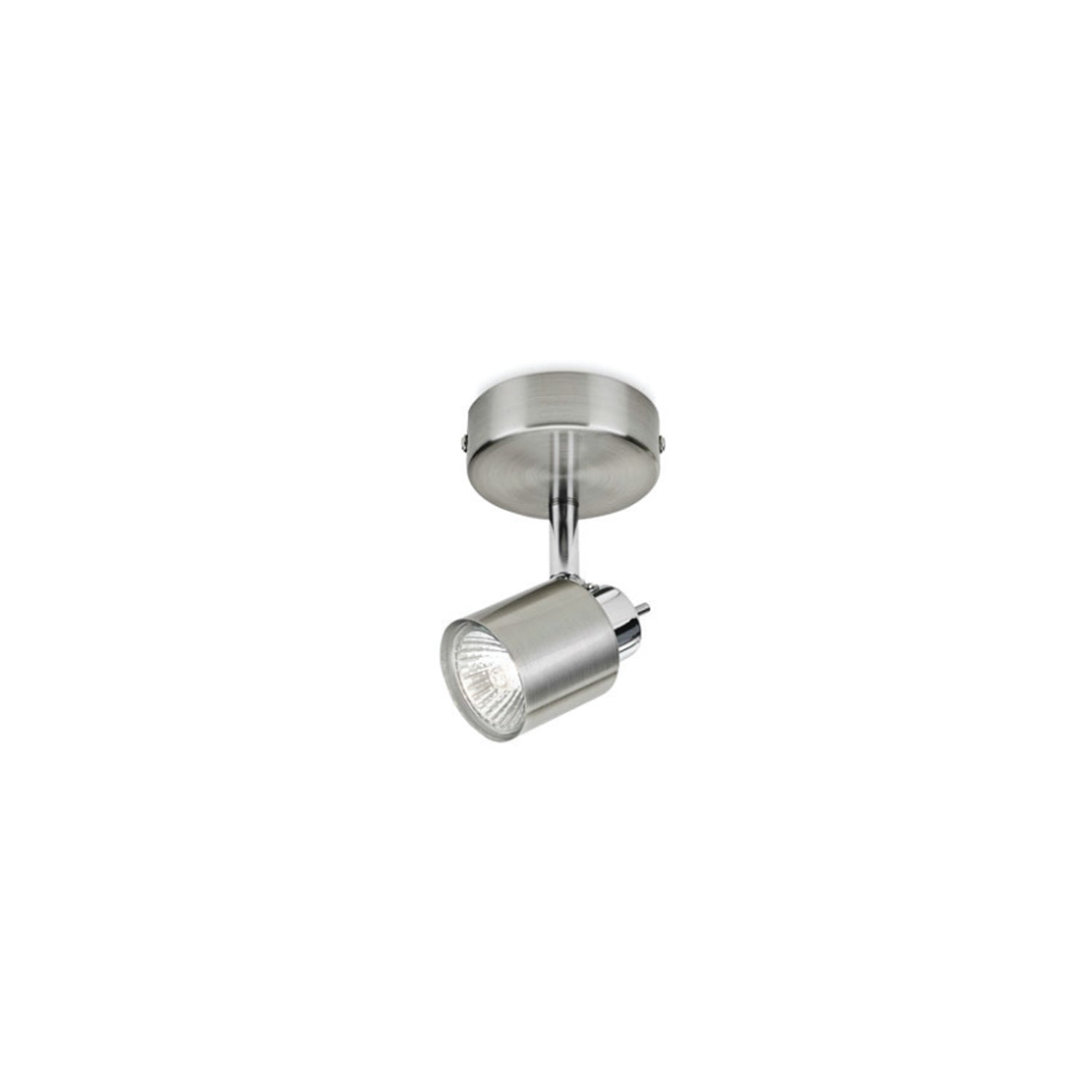 Lampada modello Meranti con 1 faretto - Cromato satinato by CeramicStore | Lo specialista del tuo bagno