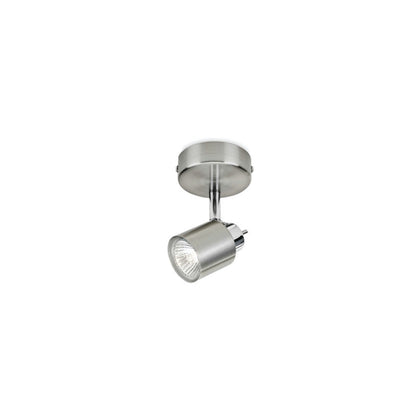 Lampada modello Meranti con 1 faretto - Cromato satinato by CeramicStore | Lo specialista del tuo bagno