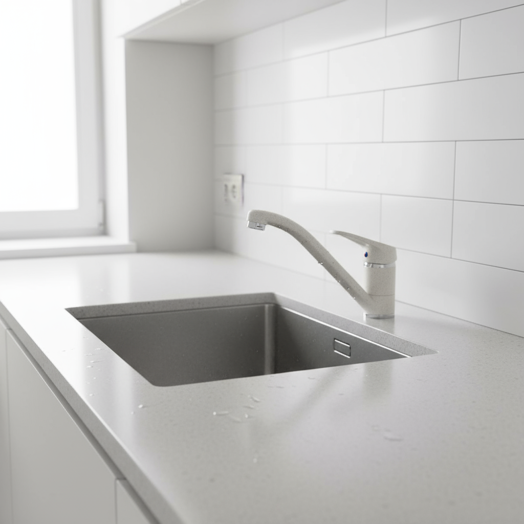 Miscelatore monocomando lavello canna bassa RubiFlux - Avena