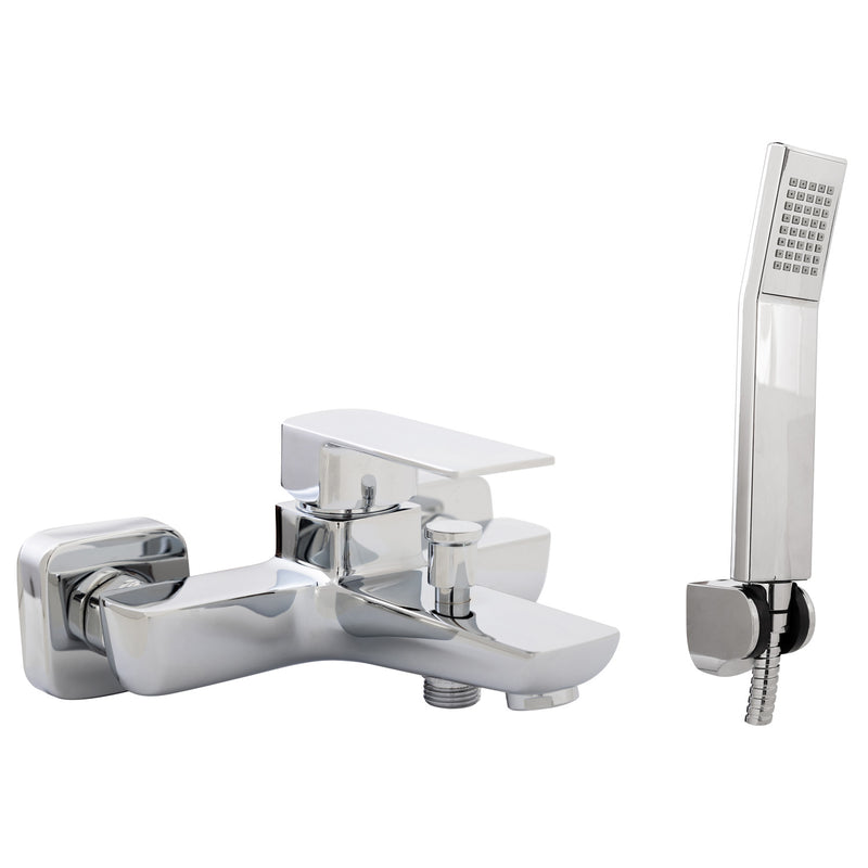 Composizione di miscelatori per lavabo incasso, bidet e vasca Fire in ottone cromato by CeramicStore | Lo specialista del tuo bagno