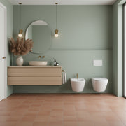 Sanitari Sospesi Senza Brida Ceramica Globo Forty3 57 WC + BIDET + SEDILE SOFT CLOSE