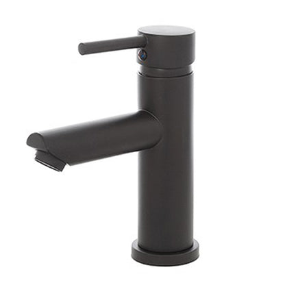 Kit miscelatore lavabo + bidet + doccia a due vie RubiFlux serie Paris Modello Noir con piletta clic-clac - Nero Opaco