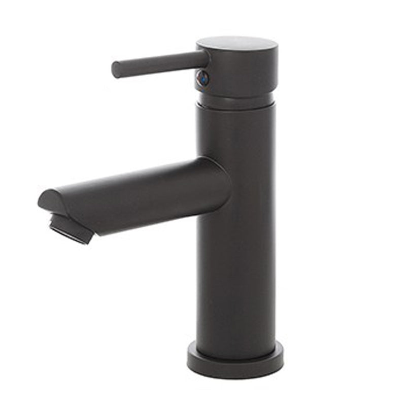 Kit miscelatore lavabo + bidet + doccia a una via RubiFlux serie Paris Modello Noir con piletta clic-clac - Nero Opaco