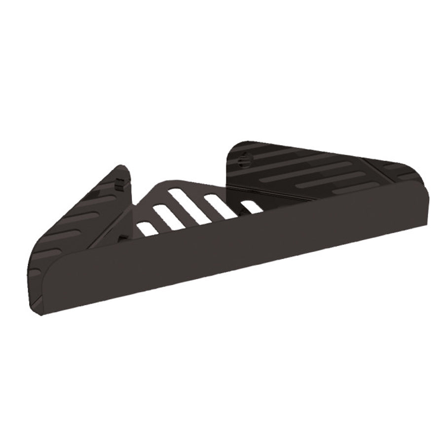 Portaoggetti angolare doccia in alluminio verniciato nero Lineabeta collezione Filo by CeramicStore | Lo specialista del tuo bagno