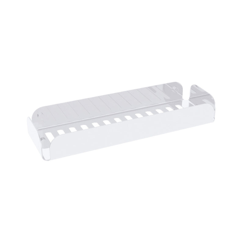Portaoggetti doccia rettangolare a muro in alluminio verniciato bianco Lineabeta collezione Filo by CeramicStore | Lo specialista del tuo bagno