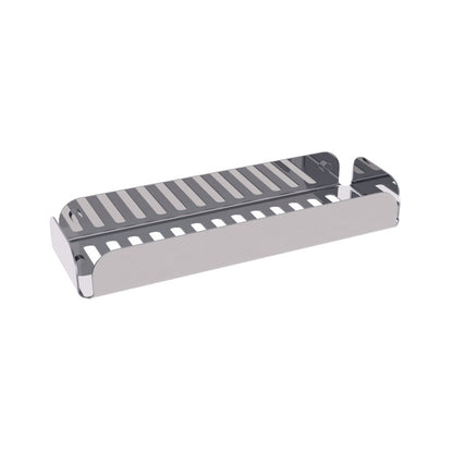 Portaoggetti doccia rettangolare a muro in acciaio inox lucido Lineabeta collezione Filo by CeramicStore | Lo specialista del tuo bagno