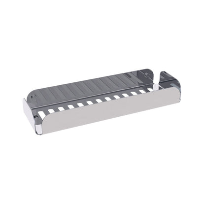 Portaoggetti doccia rettangolare a muro in acciaio inox satinato Lineabeta collezione Filo by CeramicStore | Lo specialista del tuo bagno