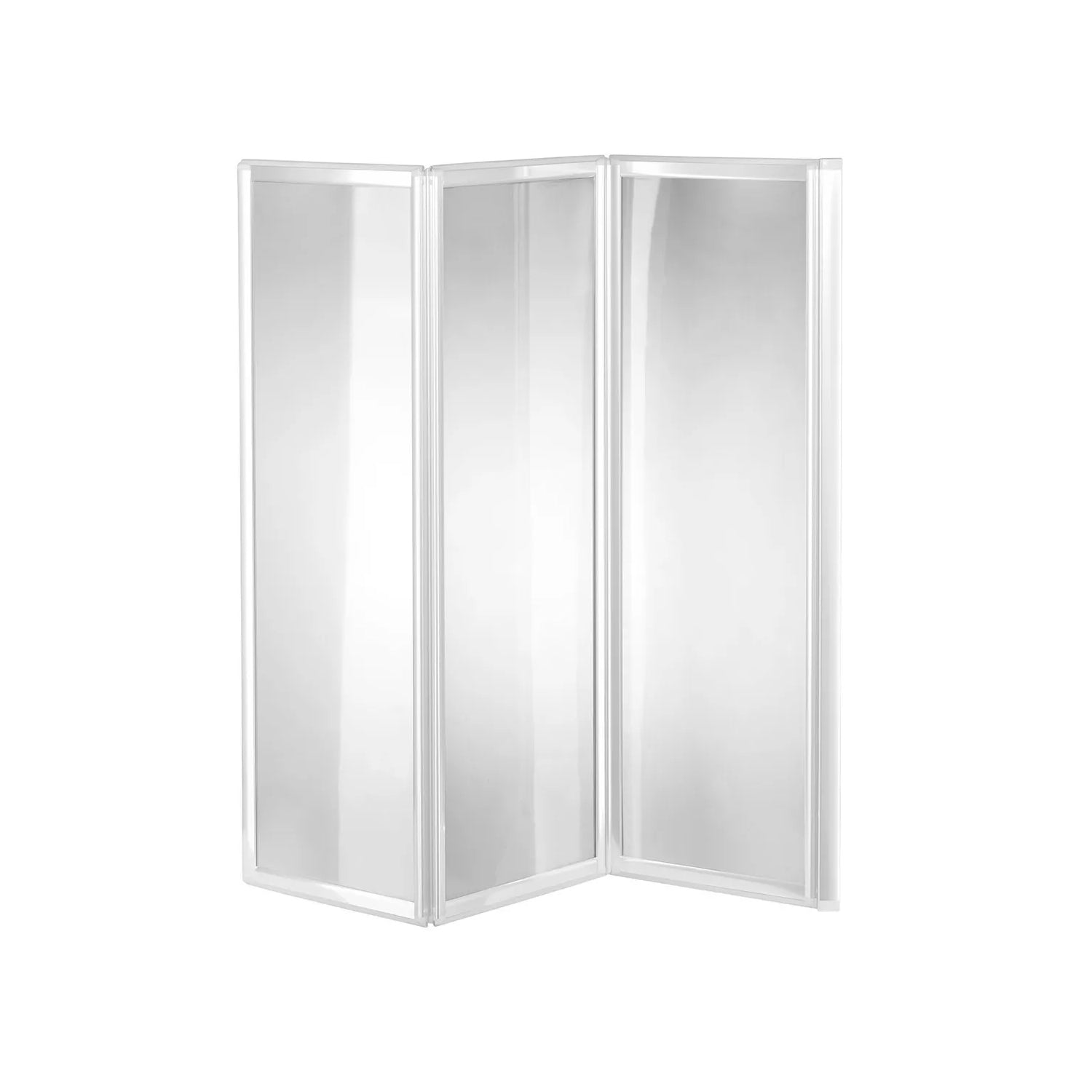 Parete vasca 133 cm con pannelli Pieghevoli alluminio e acrilico by CeramicStore | Lo specialista del tuo bagno