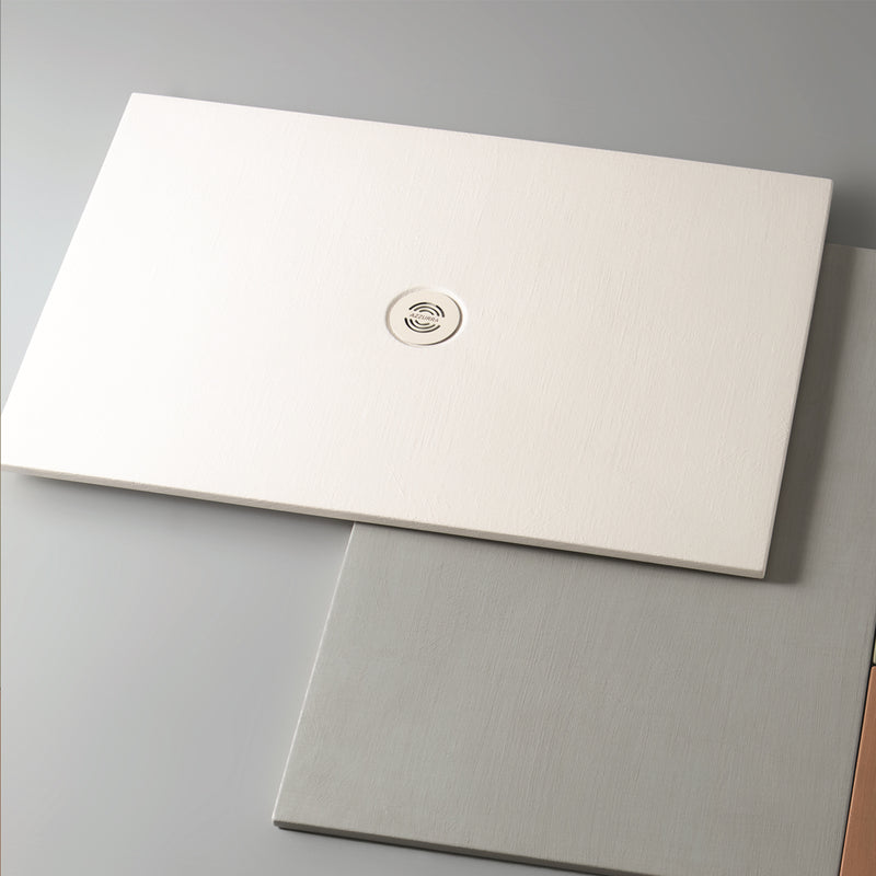 Piatto doccia rettangolare in ceramica SoloDue cm 120x80 Bianco cotone