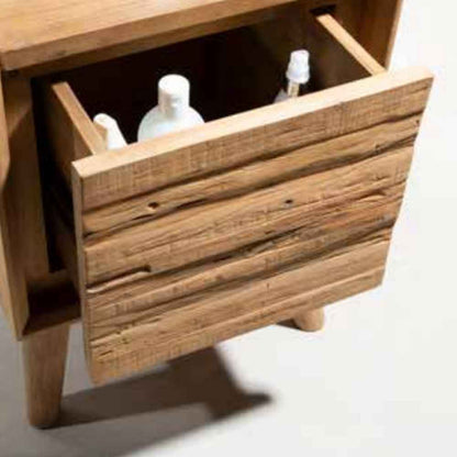 Mobile da bagno in teak CIPI PADAT80 da cm 80 con cassetto by CeramicStore | Lo specialista del tuo bagno