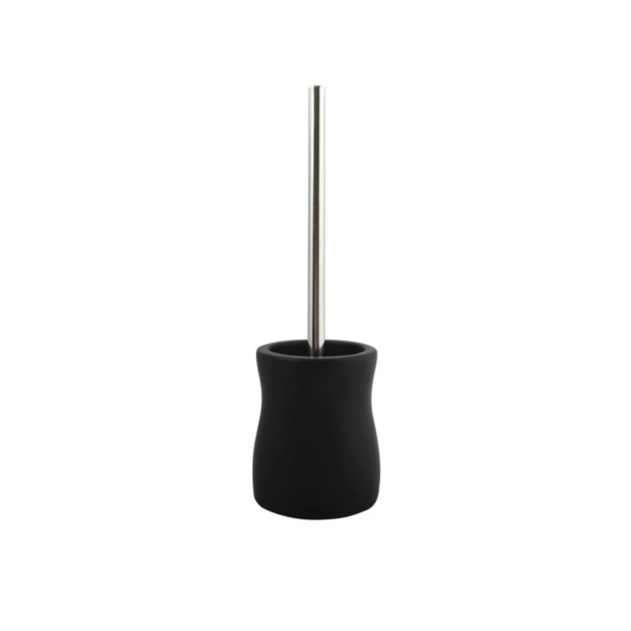 Porta Scopino in ceramica di colore nero collezione Athena by CeramicStore | Lo specialista del tuo bagno